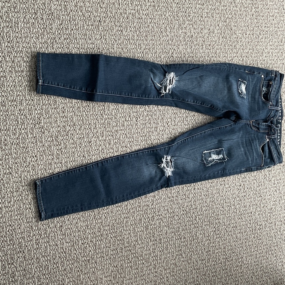 Society Dark Blue Ripped Jeans